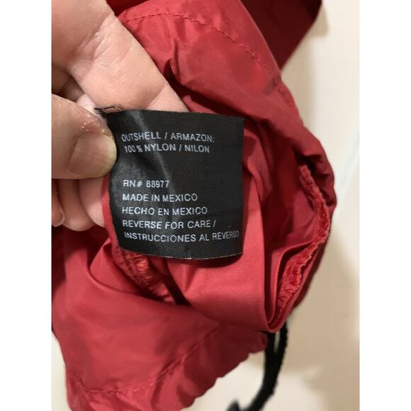 Vintage Walt Disney Mickey Red 1/2 Zip Hooded Pullover Jacket Youth Size S - Picture 9 of 10